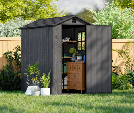 4+ft.+W+x+6+ft.+D+Plastic+Storage+Shed+with+Floor,+Resin+Shed+with+Window+and+Lockable+Door-101319719 (3)